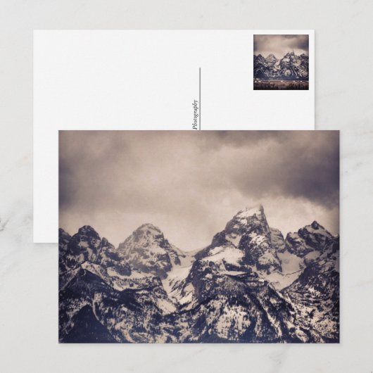 Tetonisch Postkarte (Vorne/Hinten)