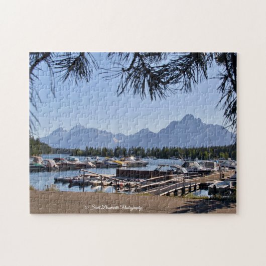 Tetons and Colter Bay - Wyoming Jigsaw Puzzle (Horizontal)