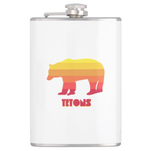 Tetons Bear Flachmann