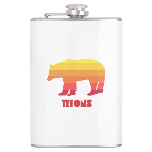 Tetons Bear Flachmann (Vorderseite)