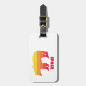 Tetons Bear Gepäckanhänger (Vorderseite vertikal)