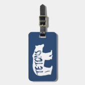 Tetons Bear Gepäckanhänger (Vorderseite vertikal)