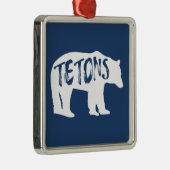 Tetons Bear Ornament Aus Metall (Rechts)