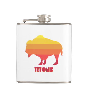 Tetons Bison Flachmann