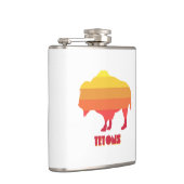 Tetons Bison Flachmann (Rechts)