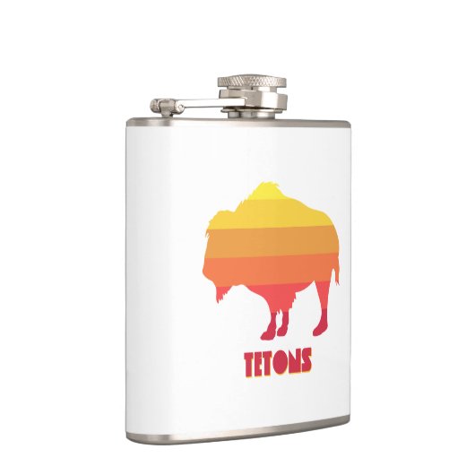 Tetons Bison Flachmann (Rechts)