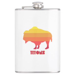 Tetons Bison Flachmann