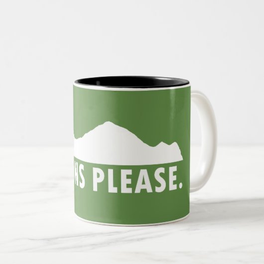 Tetons bitte zweifarbige tasse (VorderseiteRechts)