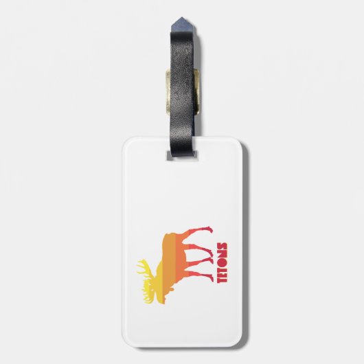 Tetons Elose Gepäckanhänger (Rückseite vertikal)