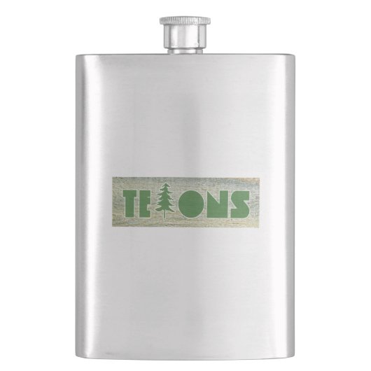 Tetons Flachmann (Vorderseite)