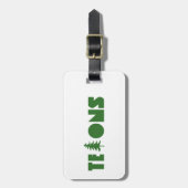 Tetons Gepäckanhänger (Vorderseite vertikal)