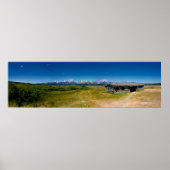 Tetons Panorama Poster (Vorne)