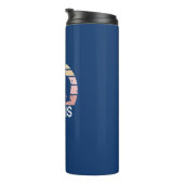 Tetons Retro Bär Thermosbecher (Nach rechts gedreht)