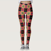 Tetra Color Wild Pattern Leggings (Vorderseite)