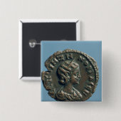 Tetrachm von Zenobia, Königin von Palmyra Button (Vorne & Hinten)