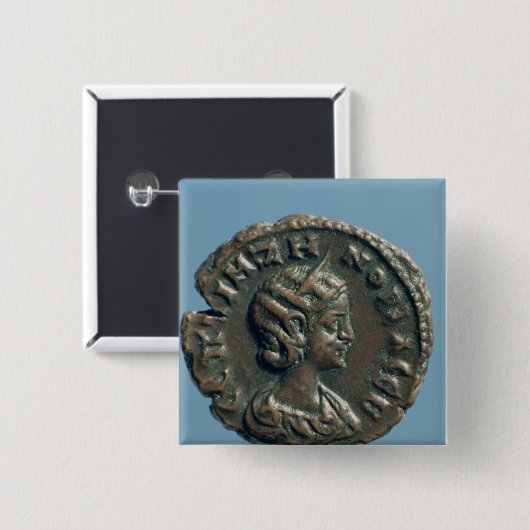 Tetrachm von Zenobia, Königin von Palmyra Button (Vorne & Hinten)