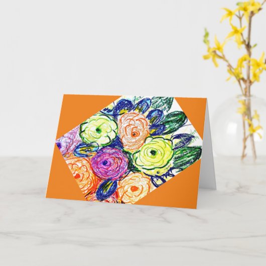 Tetradin Karte (Gelbe Blume)