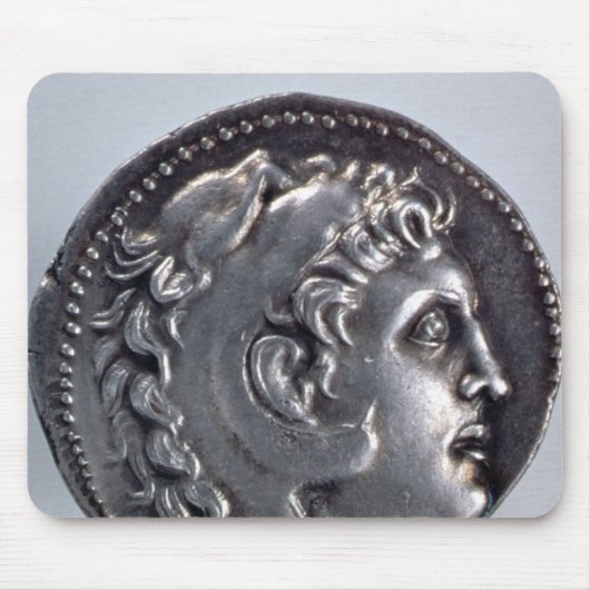 Tetradrachma, das Alexander der Große darstellt Mousepad (Vorne)