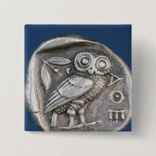 Tetradrachma von Athen Button