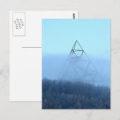 Tetraeder Postkarte (Vorne/Hinten)