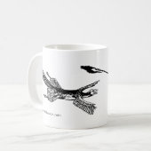 'Tetrapteryx' & Microraptor Kaffeepause Tasse (Vorderseite Links)