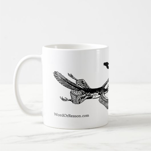 'Tetrapteryx' & Microraptor Kaffeepause Tasse (Links)