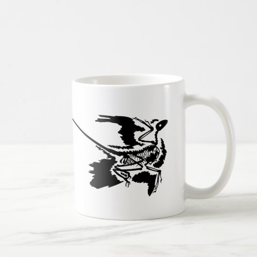 'Tetrapteryx' & Microraptor Kaffeepause Tasse (Rechts)