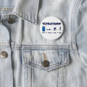 Tetrathon Triathlon-T - Shirt Button (Beispiel)