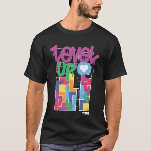 Tetris Level Up T-Shirt (Vorderseite)