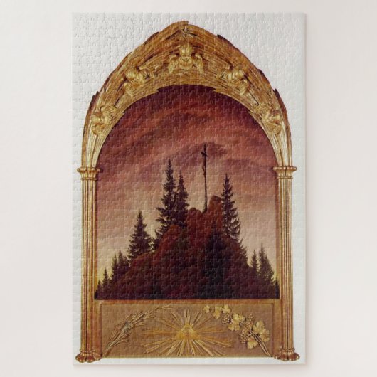Tetschen Altar - Caspar David Friedrich Puzzle (Vertikal)