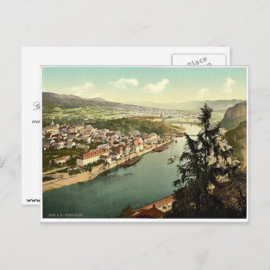 Tetschen, Bohemische Schweiz, Böhmen, Austro-Hu Postkarte (Vorne/Hinten)