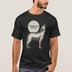 Tettegouche Staat Park Minnesota MN Wolf Moon Vaca T-Shirt