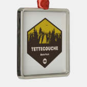 Tettegouche Staat Park, Minnesota Ornament Aus Metall (Rechts)