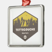 Tettegouche Staat Park, Minnesota Ornament Aus Metall (Links)