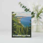 Tettegouche Staat Park Minnesota Postkarte (Stehend Vorderseite)