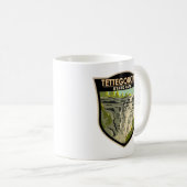 Tettegouche Staat Park Minnesota Vintag Kaffeetasse (VorderseiteRechts)