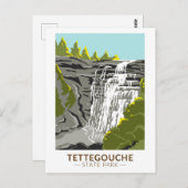 Tettegouche Staat Park Minnesota Vintag Postkarte (Vorne/Hinten)