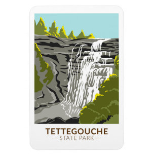 Tettegouche State Park Minnesota Vintage auf Deuts Magnet