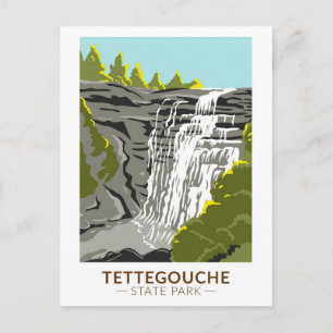 Tettegouche State Park Minnesota Vintage auf Deuts Postkarte