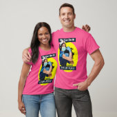 Tetum Proud Frontline Worker Rosie Riveter Nurse D T-Shirt (Unisex)