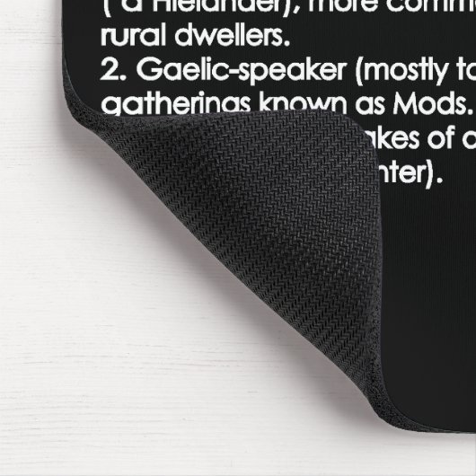 Teuchter Mousepad (Ecke)