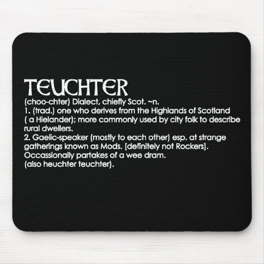 Teuchter Mousepad (Vorne)