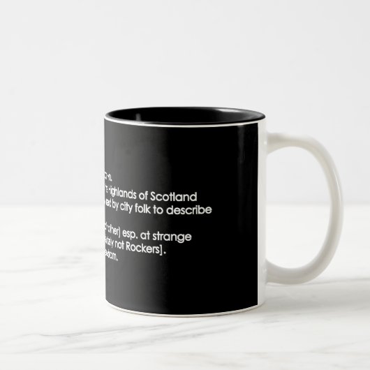 Teuchter Zweifarbige Tasse (Rechts)
