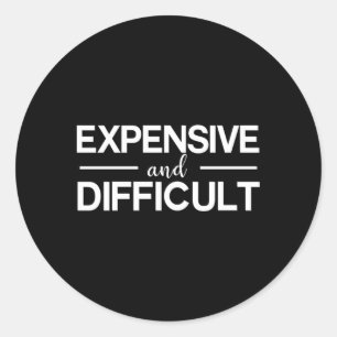 teuer und schwierig Bougie Bougee's oder N Runder Aufkleber