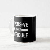 teuer und schwierig kaffeetasse (Vorderseite Links)