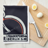Teufel 1920, der Fahrrad fährt Handtuch (Viertel Falte)