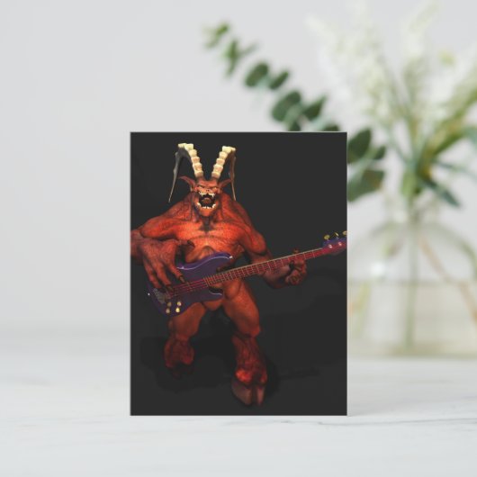 Teufel 7 postkarte (Stehend Vorderseite)