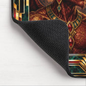 Teufel, Art Deco Mythisch Mousepad (Ecke)