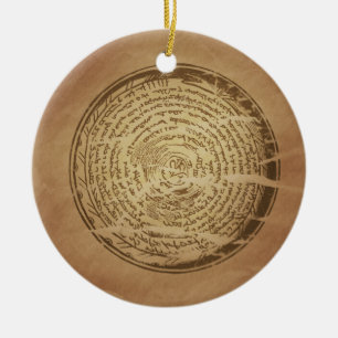 Teufel-BlockierAssyrian magischer Charme Keramikornament