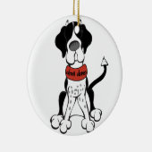 Teufel-Däne-Verzierung Keramik Ornament (Rechts)